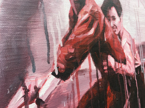 Bicyclists in Red by Sheng Qi